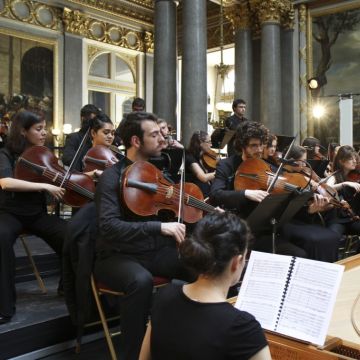 Académie de violon 2012 à Versailles avec le CMBV, direction Patrick Cohen Akenine et Sir Roger Norringhton